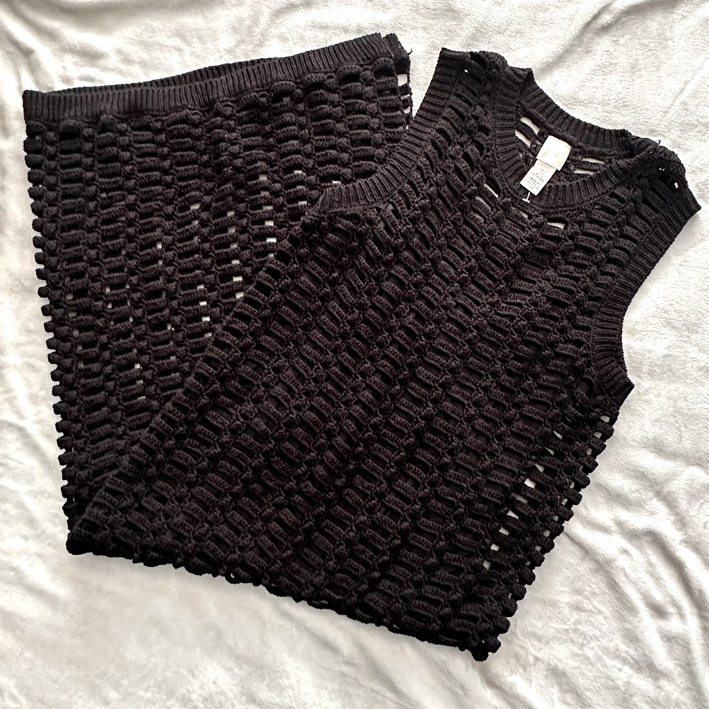 New! H&M crocheted dress